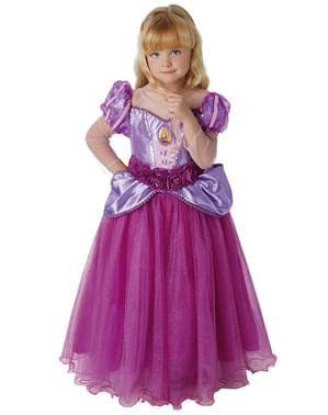 Fato de Rapunzel prestigie para menina
