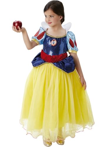 Costume Blanche Neige prestige fille