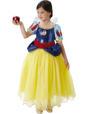 Fato de Branca de Neve prestigie para menina