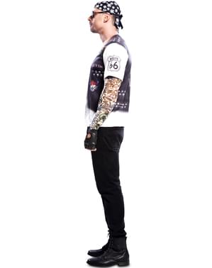 Camisola de motoqueiro heavy para homem