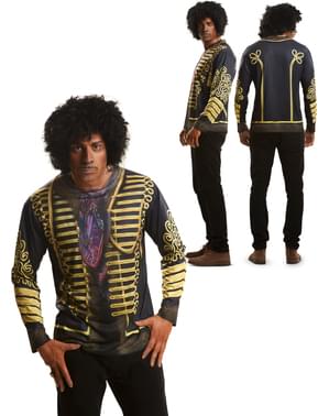 Hendrix Gitarspiller T-skjorte Mann