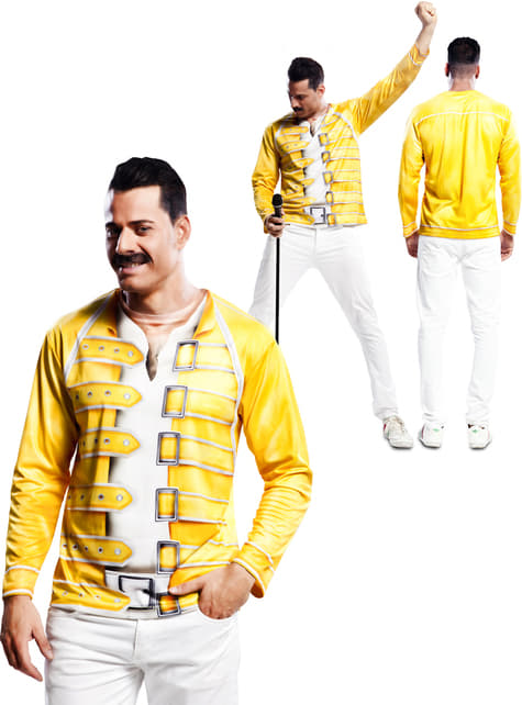 Freddie Mercury Queen T-shirt gul