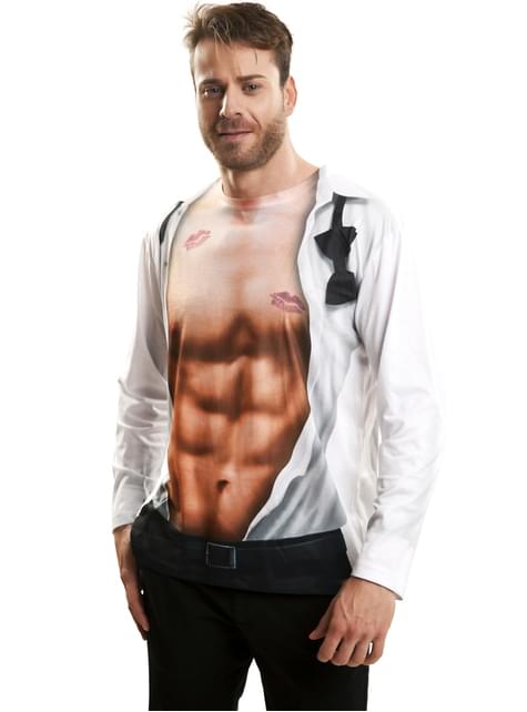 Sexy Mann T-Skjorte til Menn