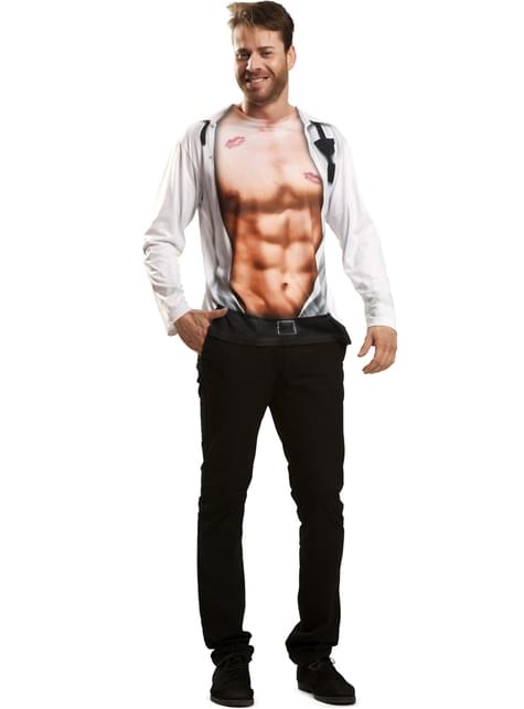 Sexy Mann T-Skjorte til Menn