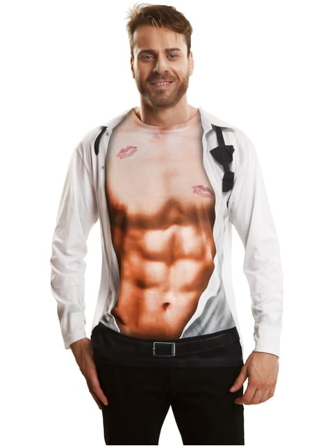 Sexy Mann T-Skjorte til Menn