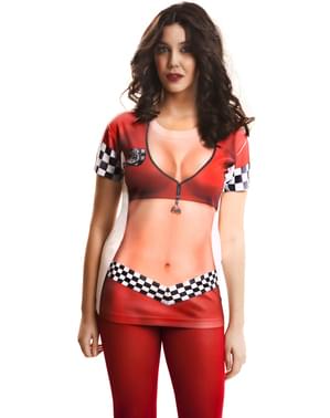 Camisola piloto de corrida F1 para mulher