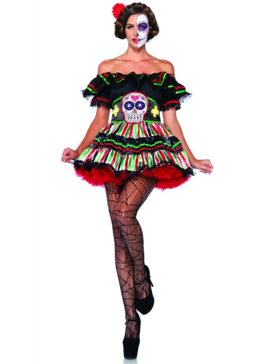 La Mesa Rubí pide (Especial Halloween) Disfraz-de-muneca-catrina-del-dia-de-la-muerte-para-mujer