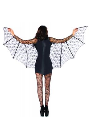 Déguisement chauve souris ailes femme