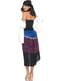 Sorcerer gypsy costume for a woman