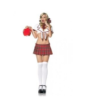 Sexy Student Kostyme for Dame