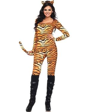 Costum de tigroaică sălbatică pentru femeie