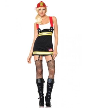 Het brandkvinna Maskeraddräkt Dam