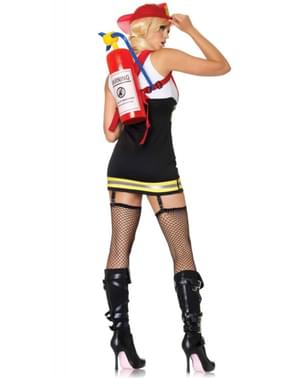 Het brandkvinna Maskeraddräkt Dam