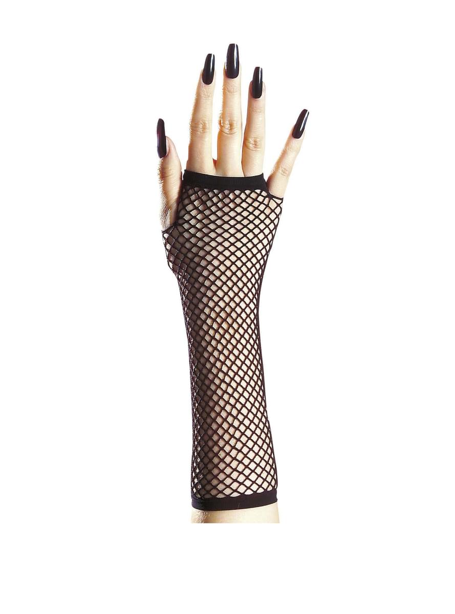 Netzhandschuhe ohne Finger für Damen
