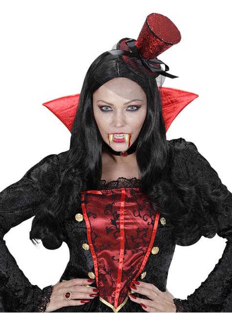 Unisex Glow-in-the-Dark False Vampire Teeth