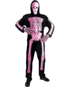 Mens Plus Size Neon Skeleton