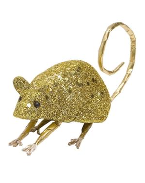 Gold Glittery Mouse