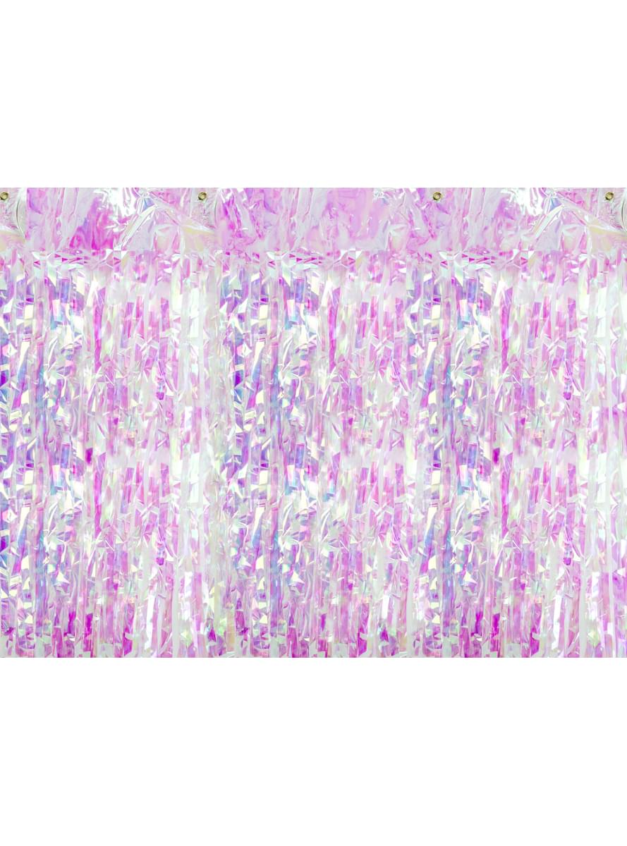 Iridescent ציצית וילון מדידה 2.5 מטר