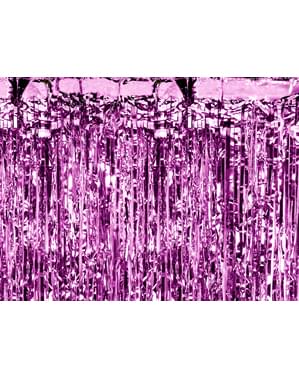 Завеса от пискюли в лилаво