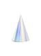6 chapeaux iridescents en carton - Exotix Holo