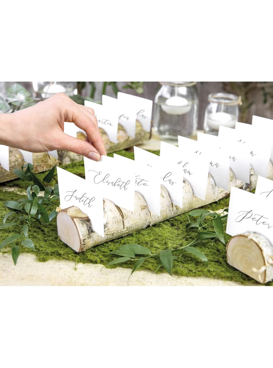 Marque place pour 10 personnes - Rustic Wedding