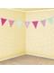 "1" Pink Paper Bunting - prvi rojstni dan