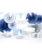 Banderín estampado de lunares azules de papel - Blue 1st Birthday