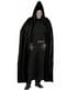 Cape noire avec capuche pour adulte