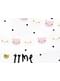 Guirnalda con caras de gato rosa pastel de papel - Meow Party