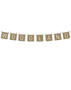 Spanduk "Woodland" - Woodland