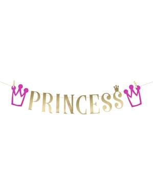 Kronlarla "Prenses" çelenk - Prenses Partisi