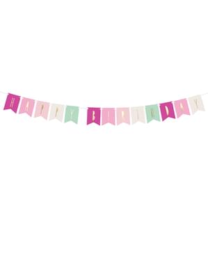 "Doğum günün kutlu olsun" Pastel Shades Banner