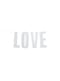 Сребриста гирлянда „Love“