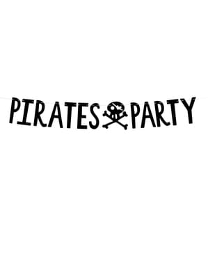 Гірлянда «Пірати партії» з черепами - Пірати партія