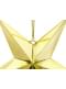 Estrella colgante dorada de 45 cm de papel