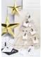 Hanging paper star in gold measuring 70 cm