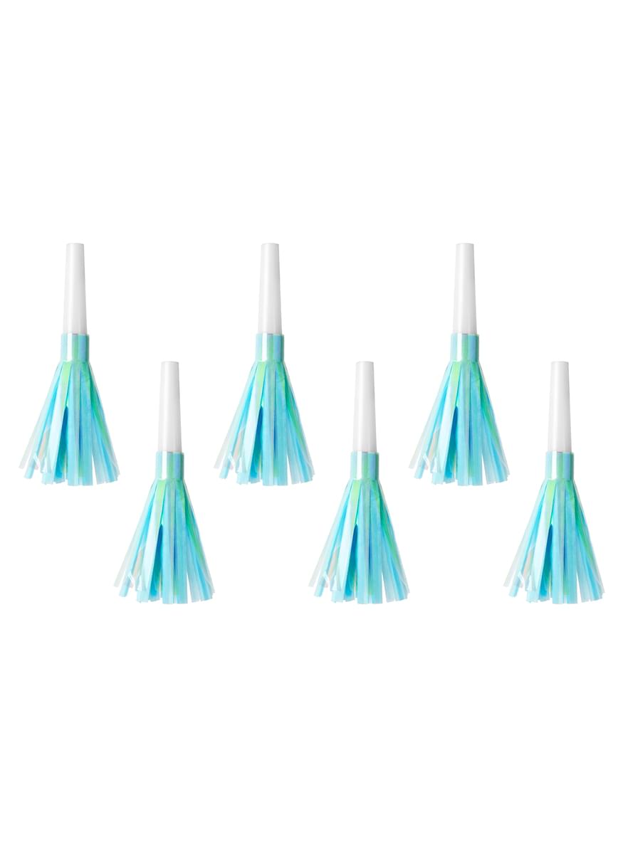 6 blauwe roltongen - Eenhoorn