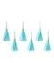6 Blue Party Blowers - Unicorn