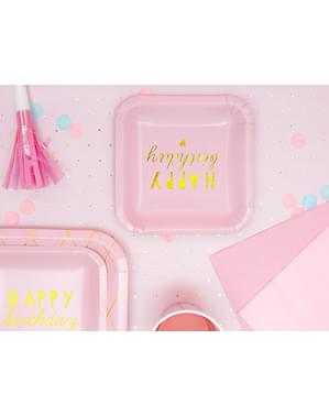 Luftschlangen Set rosa - Unicorn