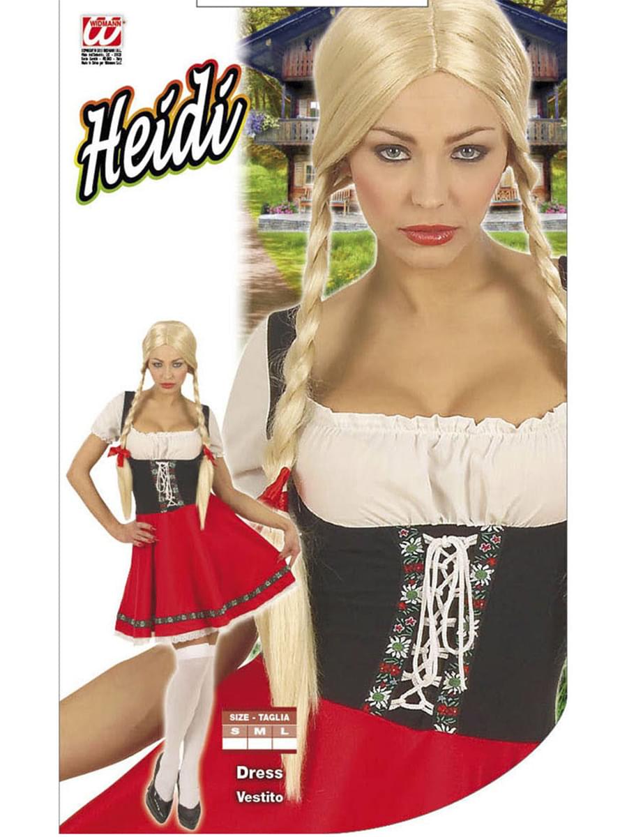 Déguisement Oktoberfest rouge et blanc femme 