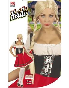 Seductive Heidi costume for a woman