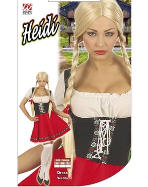 Oktoberfest Maskeraddräkt för henne i rött & vitt