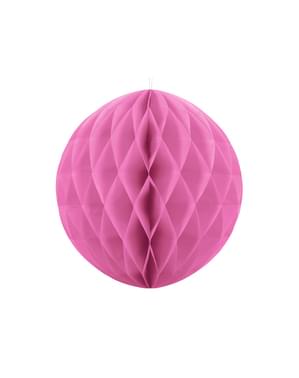 Sfera rosa di 20 cm nido d'ape