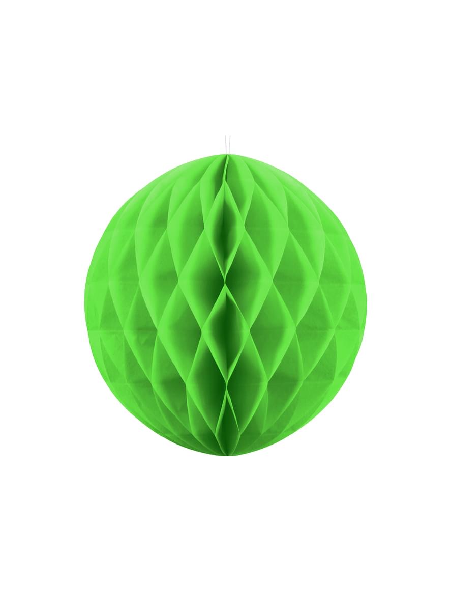Sfera verde chiaro di 20 cm nido d'ape