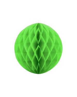 Saće papir sfera u svjetlo zeleno mjerenje 20 cm