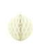 Beżowa dekoracja papierowa kula honeycomb 40cm