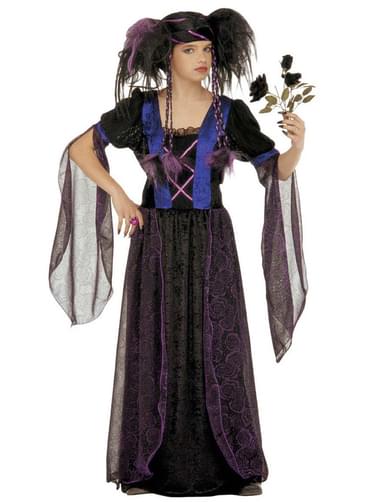 Fato de princesa gótica para menina