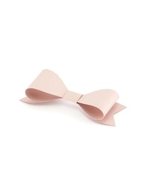 Set 6 Dekorasi Bow Pink Pastel, 8 cm - Permen