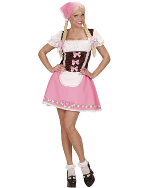 Bavarian girl costume for a woman