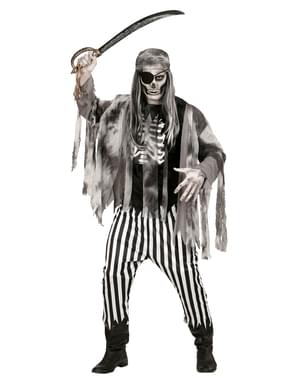 Déguisement pirate des 7 mers zombie homme grande taille
